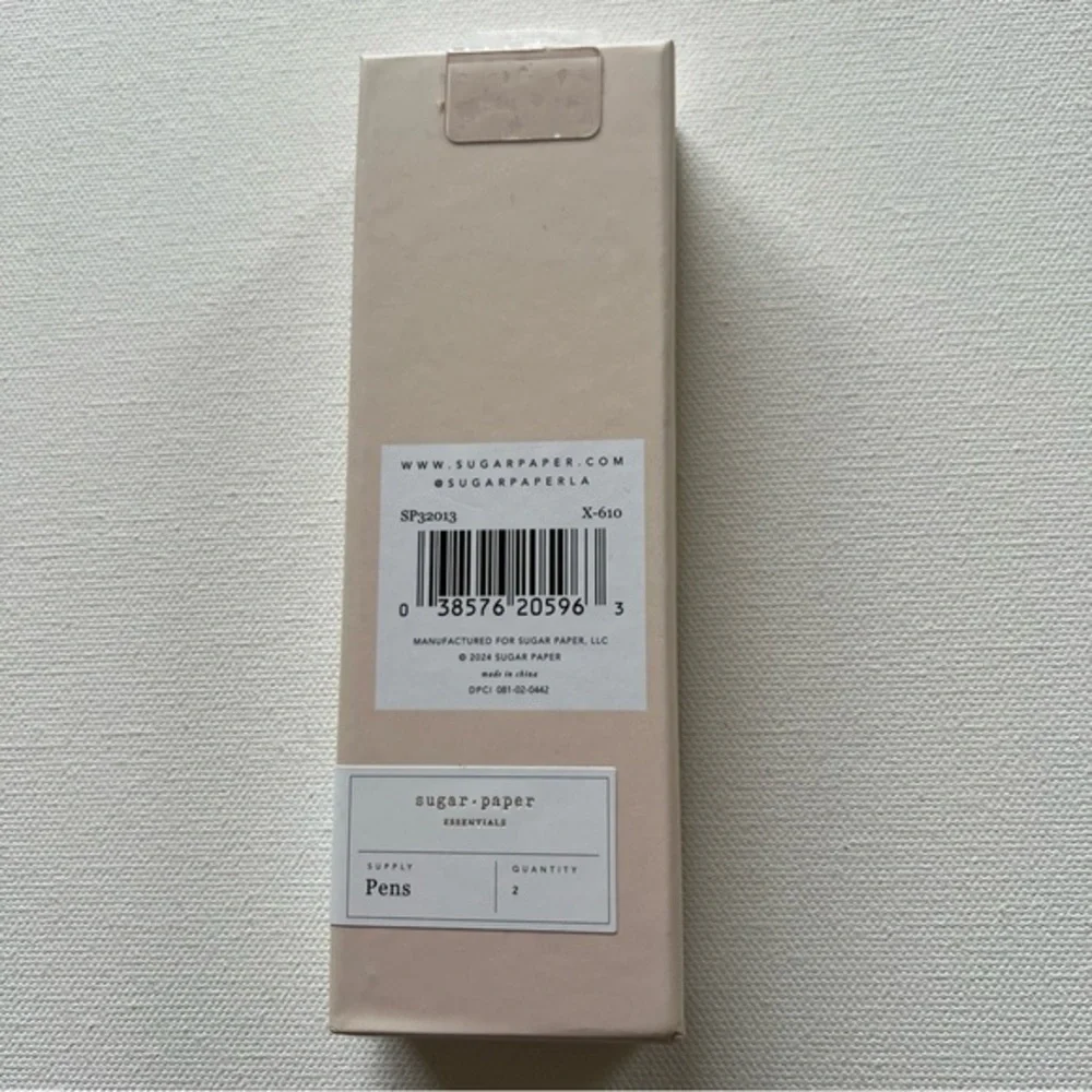 NIB Sugar Paper Essentials‎ 2ct Ballpoint Pens Black Ink (A3)